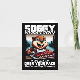 Graphic Soggy Beavers Awesome Animals Outfits For Card