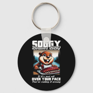 Graphic Soggy Beavers Awesome Animals Outfits For Keychain