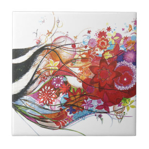 Graphic Sparrow Tile