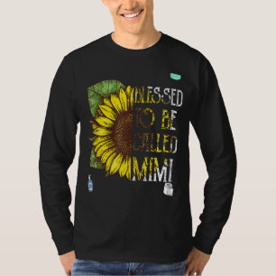 Graphic Sunflowers Blessed To Be Called Mom And M T-Shirt