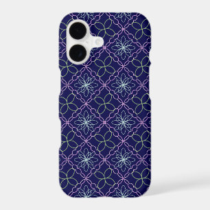 graphic swirly flower pattern
