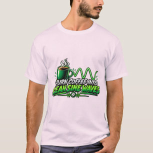 Graphic T-Shirt Engineering Shirt Clean Sine Waves