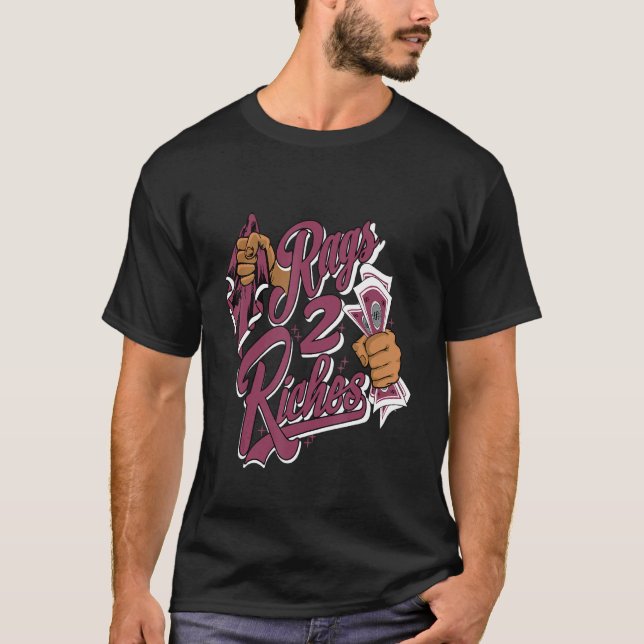 Graphic Tees Rag 2 Rich Sneaker Match 1 High Borde (Front)