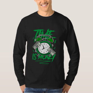 Graphic Tees Time Is Money Sneaker Match 3 Pine Gr