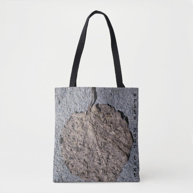 Graphic/Textured Tote Bag (Front)
