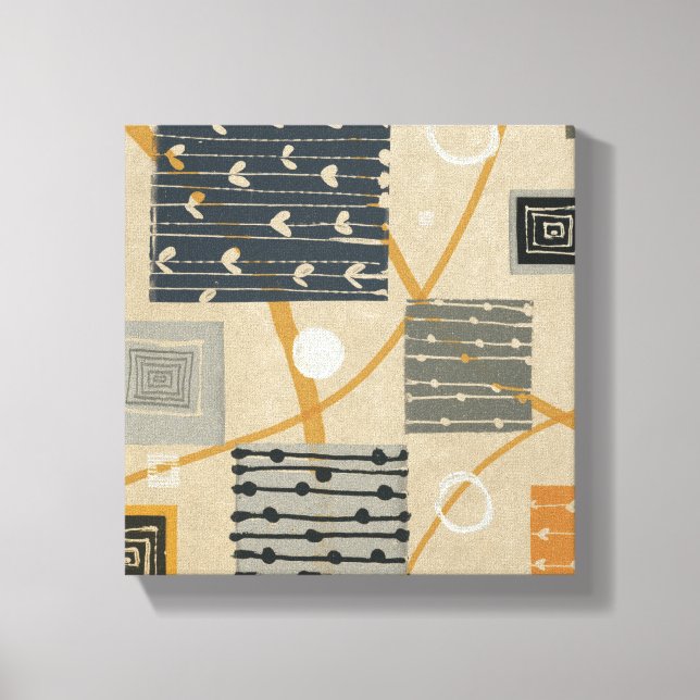 Graphic Tiles Canvas Print (Front)