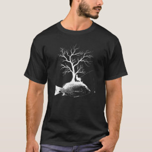Graphic Tree Fishing Rod  Fish Snapper  1 T-Shirt