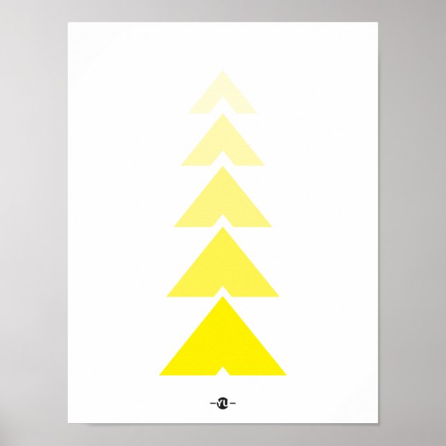 GRAPHIC TRIANGLE ART POSTER (Front)