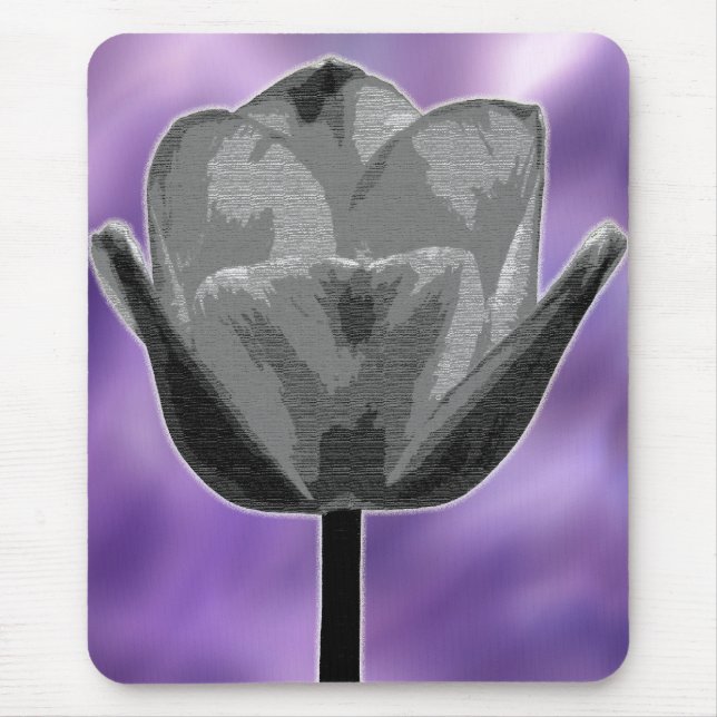Graphic Tulip Mouse Pad (Front)