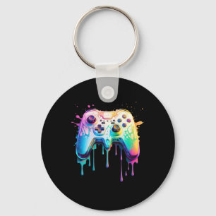 Graphic Video Game - Colourful Video Game Lover 1 Keychain