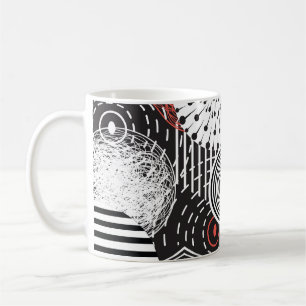 Graphic Vintage Abstract Illustration Elements Coffee Mug