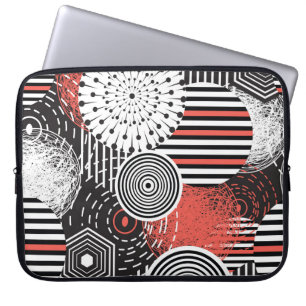 Graphic Vintage Abstract Illustration Elements Laptop Sleeve