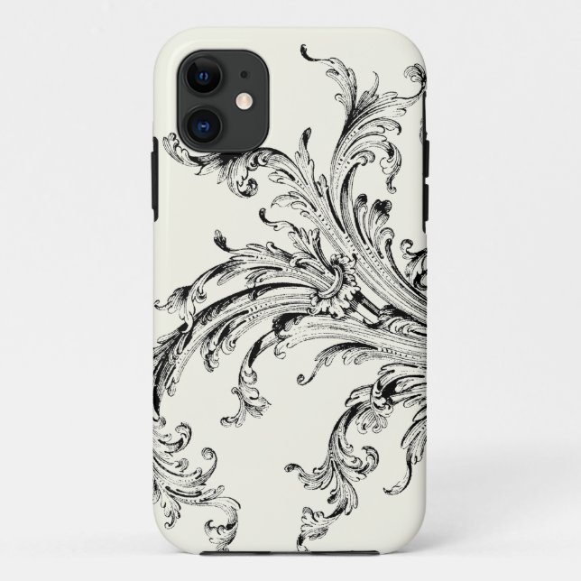 Graphic Vintage Flourish Case-Mate iPhone Case (Back)