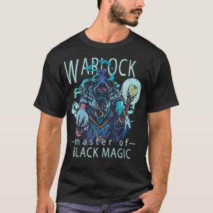 Graphic Warlock Sorcerer Black Magic Spellcaster T T-Shirt