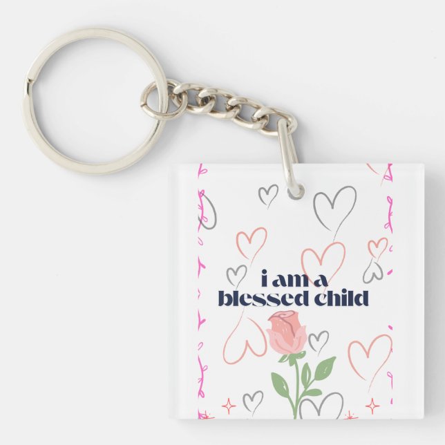 Graphica burp cloths keychain (Front)