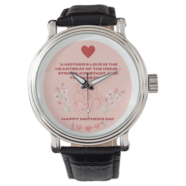 Graphica Mother's day clock  Watch (Front)
