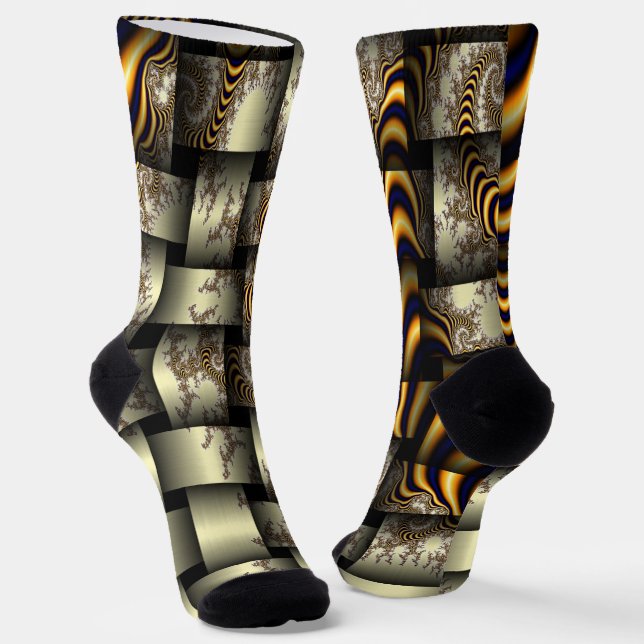 Graphics Abstraction Socks (Angled)