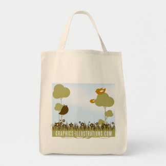 Graphics-Illustrations.Com Grocery Tote