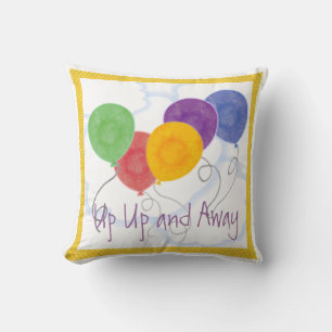 Graphics Up and Away Balloon Pillow