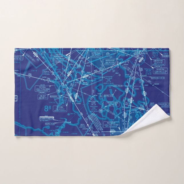 Graphique aéronautique (Serviette à main)