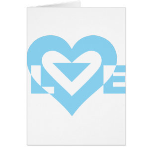 Graphique d'amour cool, Bleu