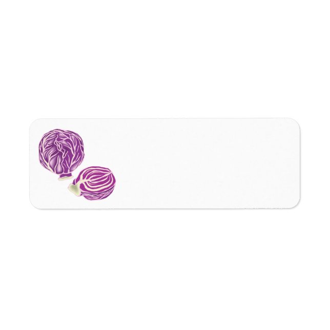 graphique de chou violet (Devant)