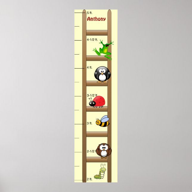 Graphique de croissance Animaux sur une affiche d' (Devant)