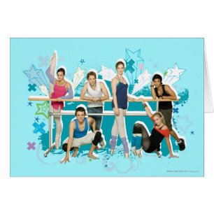Graphique de fonte d'académie de danse