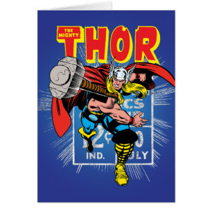 Graphique de prix de bande dessinée Thor Retro