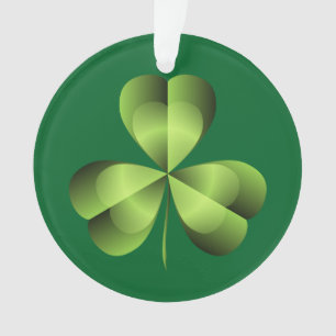 Graphique de trèfle de feuille du shamrock trois