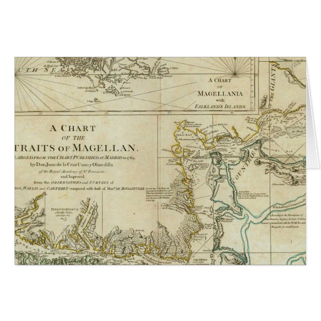 Graphique Des Détroits De Magellan (Devant horizontal)