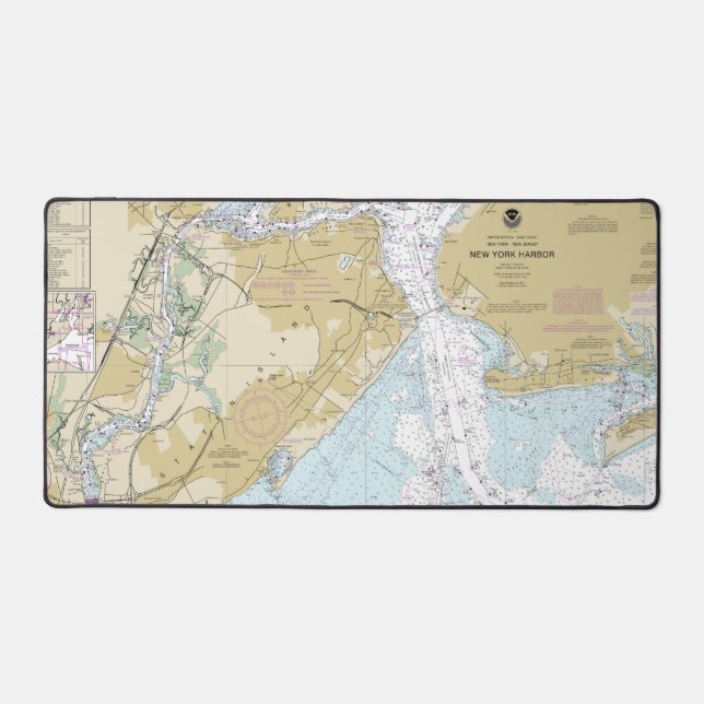 Graphique nautique du port de New York 12327 (Recto)