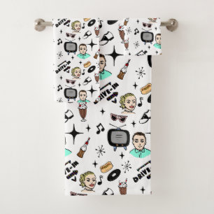 Graphique nostalgique style Pop 1950