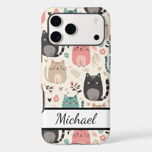 Graphisme d'art drôle de chats pour personnaliser 