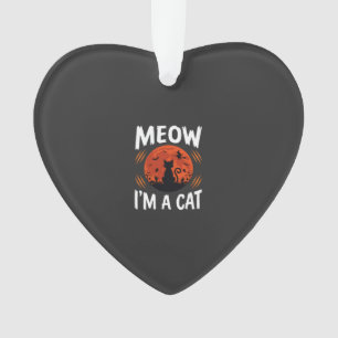 Graphisme de silhouette de chat de lune drôle d'Ha