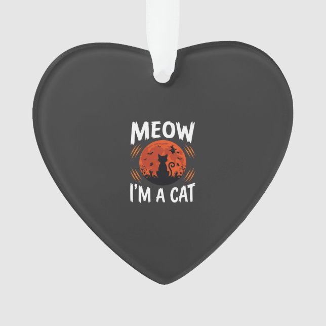 Graphisme de silhouette de chat de lune drôle d'Ha (devant)