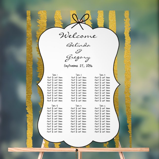 Graphisme de tableau de placement de mariage à ray (Neutre)