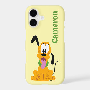 Graphisme joyeux de Pluto en chiot