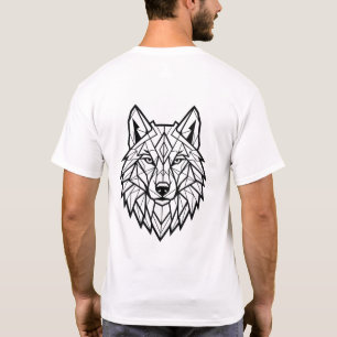 Graphisme Loup Sauvage   T-Shirt Loup de la Nature