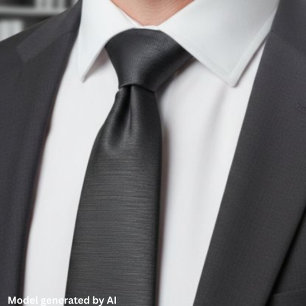 Graphite Gradient Dark Ombre Graphite Tie