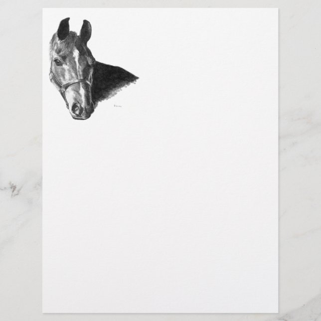 Graphite Horse Head (Front)