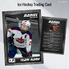 Graphite Ice Hockey Trading Card, Player Card
