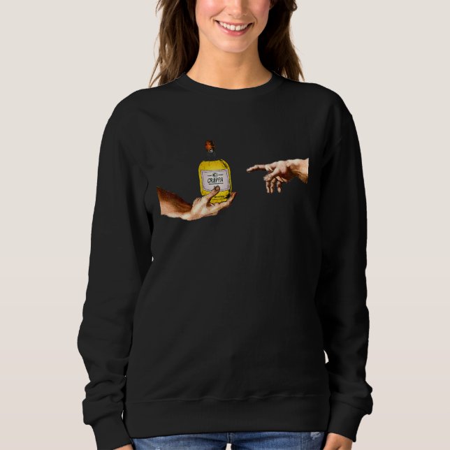 Grappa Michelangelo  Sistine Chapel Frescos Sweatshirt (Front)