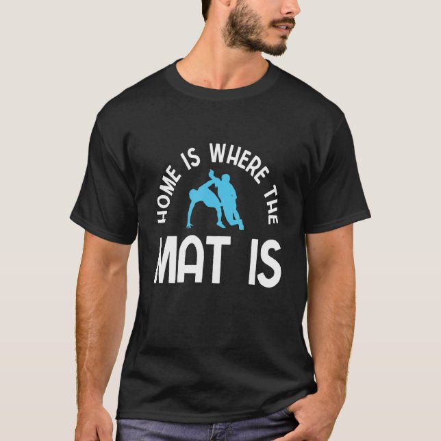 Grappling Wrestling For A Wrestler 2 T-Shirt (Front)