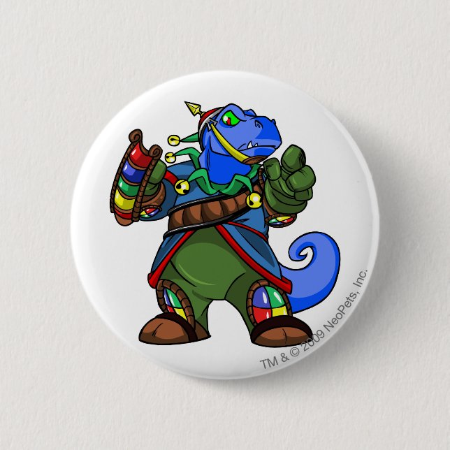 Grarrl Roo Island Player 2 Inch Round Button (Front)