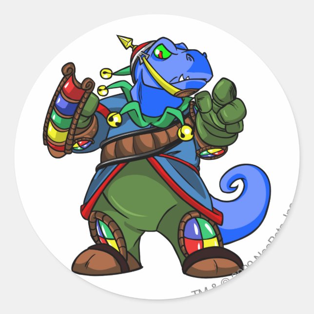 Grarrl Roo Island Player Classic Round Sticker (Front)