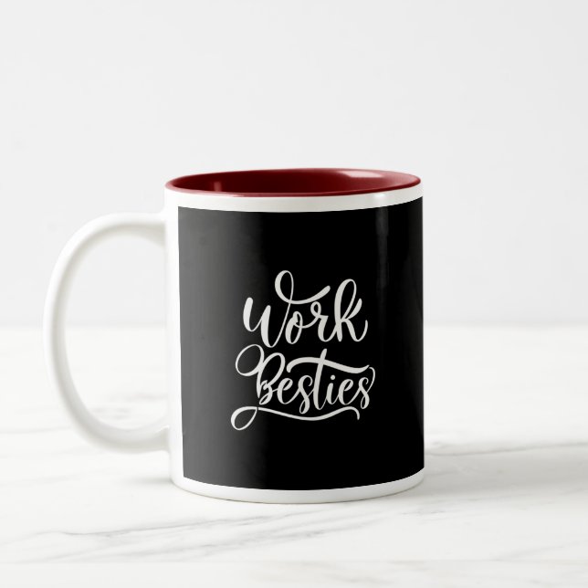 Gras 'Besties de travail' Mug - Co-worker Friend C (Gauche)
