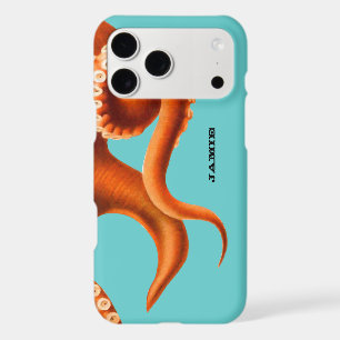 Gras Coloré Octopus Aqua et Orange iphone 5