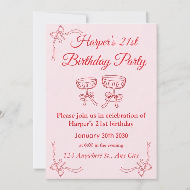 Gras & Lumineux : Carte d'anniversaire géométrique (Devant)