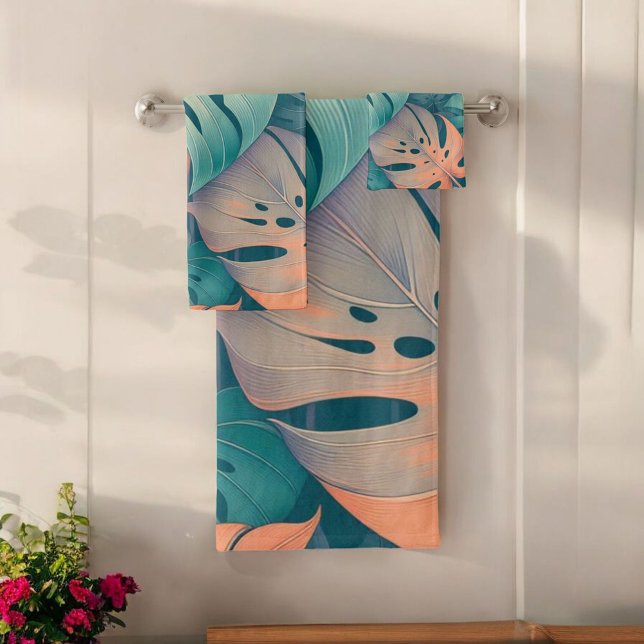 Gras Monstera Motif Feuille tropicale Printemps d' (Créateur téléchargé)